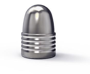 Lee Precision Lee Round Nose Pistol Mould - Double Cavity (Handles Included) .452" 230 gr