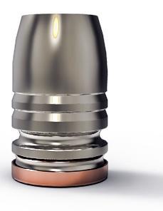 Lee Precision Lee Round Flat Nose Pistol Mould - Double Cavity (Handles Included) .452" 300 gr