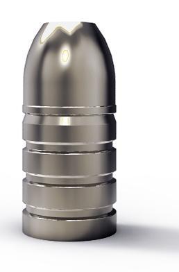 Lee Precision Lee Round Flat Nose Rifle Mould - Double Cavity (Handles Included) .457" 405 gr