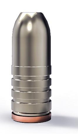 Lee Precision Lee Round Flat Nose Rifle Mould - Double Cavity (Handles Included) .457" 500 gr