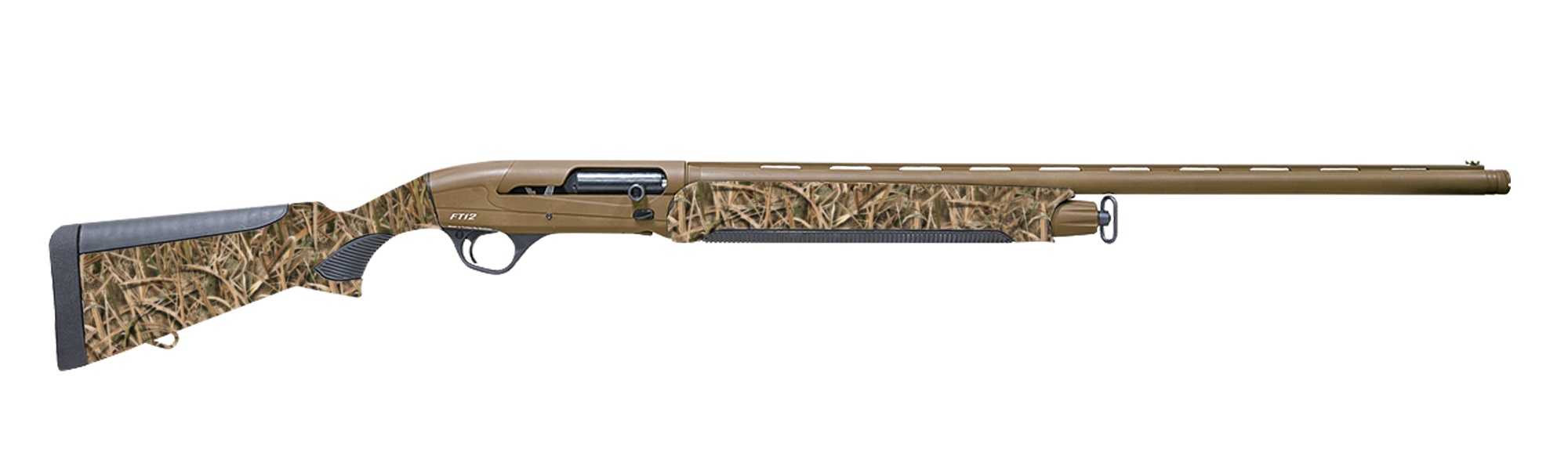 Legacy Sports International Pointer FT12 Shotgun 12ga 3" Chamber 5rd Capacity 28" Barrel Shadow Grass Blades/FDE