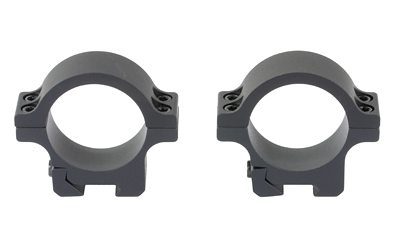 Leupold Open Range Rimfire Cross-Slot Rings 30mm Medium Black