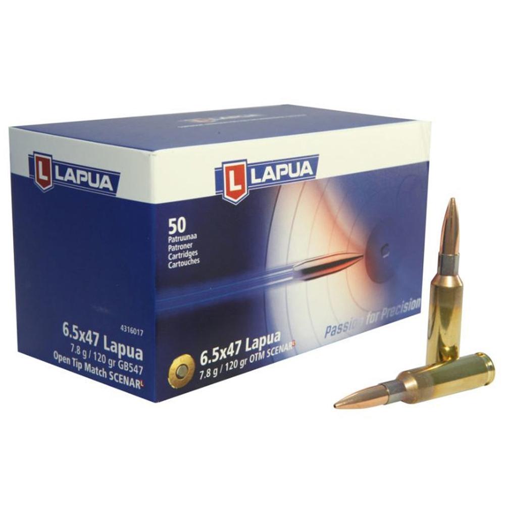 Lapua Ammunition Lapua Rifle Ammo 6.5x47 120 gr Scenar-L OTM Box/50