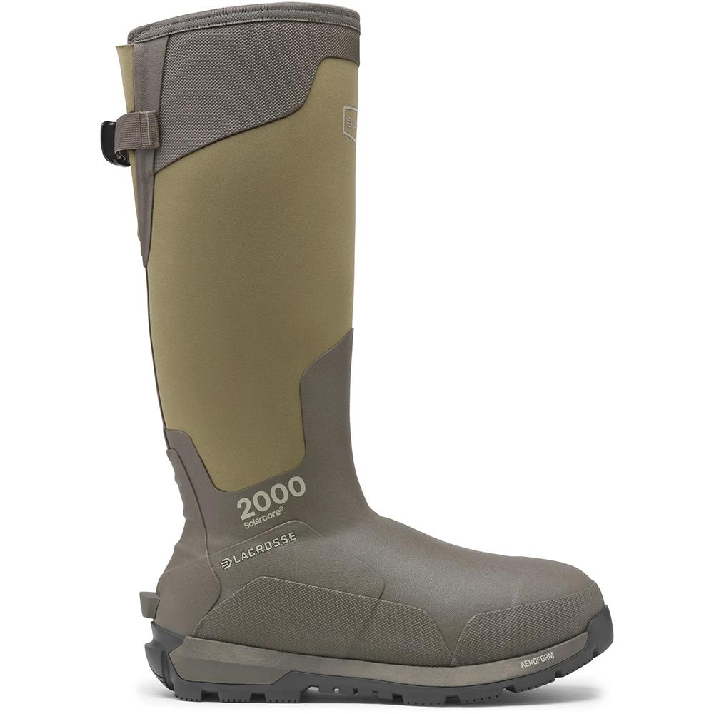 Lacrosse Footwear Inc. Lacrosse Alphaburly Aero 17" Mens Hunting Boots 2000G Brown 9