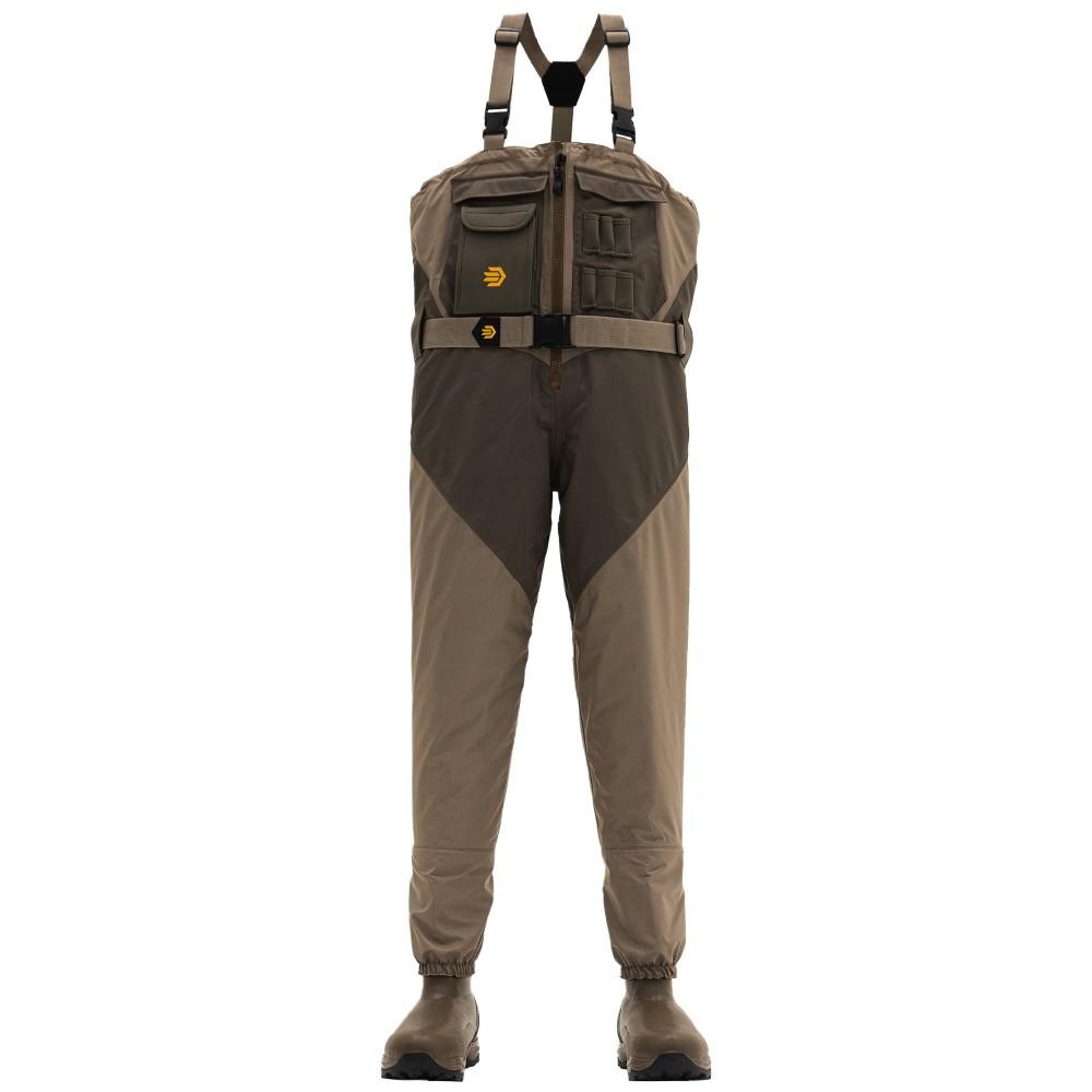 Lacrosse Footwear Inc. Lacrosse Alpha Agility Select Zip Waders Brown 1600G Size 8