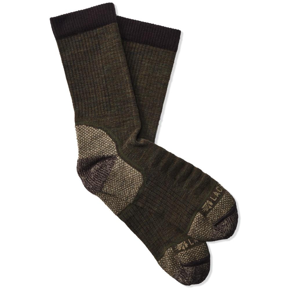 Lacrosse Footwear Inc. Lacrosse Lightweight Copper Socks Crew Olive XL