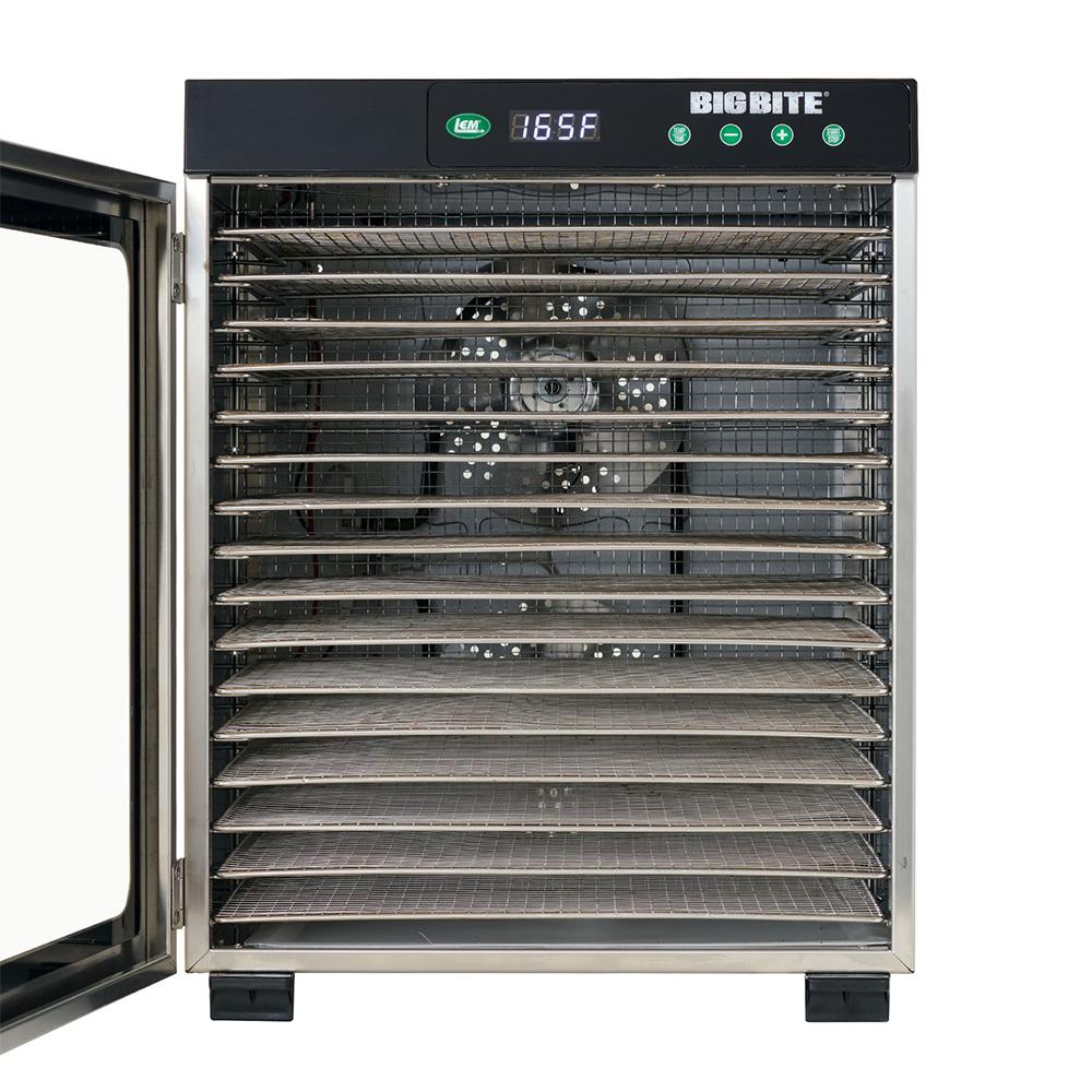 LEM BigBite 16-Tray Stainless Steel Dehydrator LEM BigBite 16-Tray Stainless Steel Dehydrator