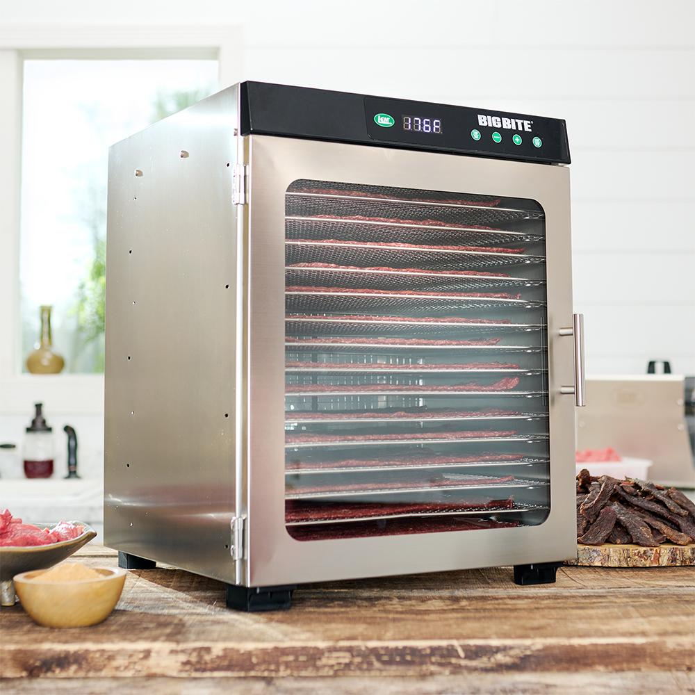 LEM BigBite 16-Tray Stainless Steel Dehydrator LEM BigBite 16-Tray Stainless Steel Dehydrator
