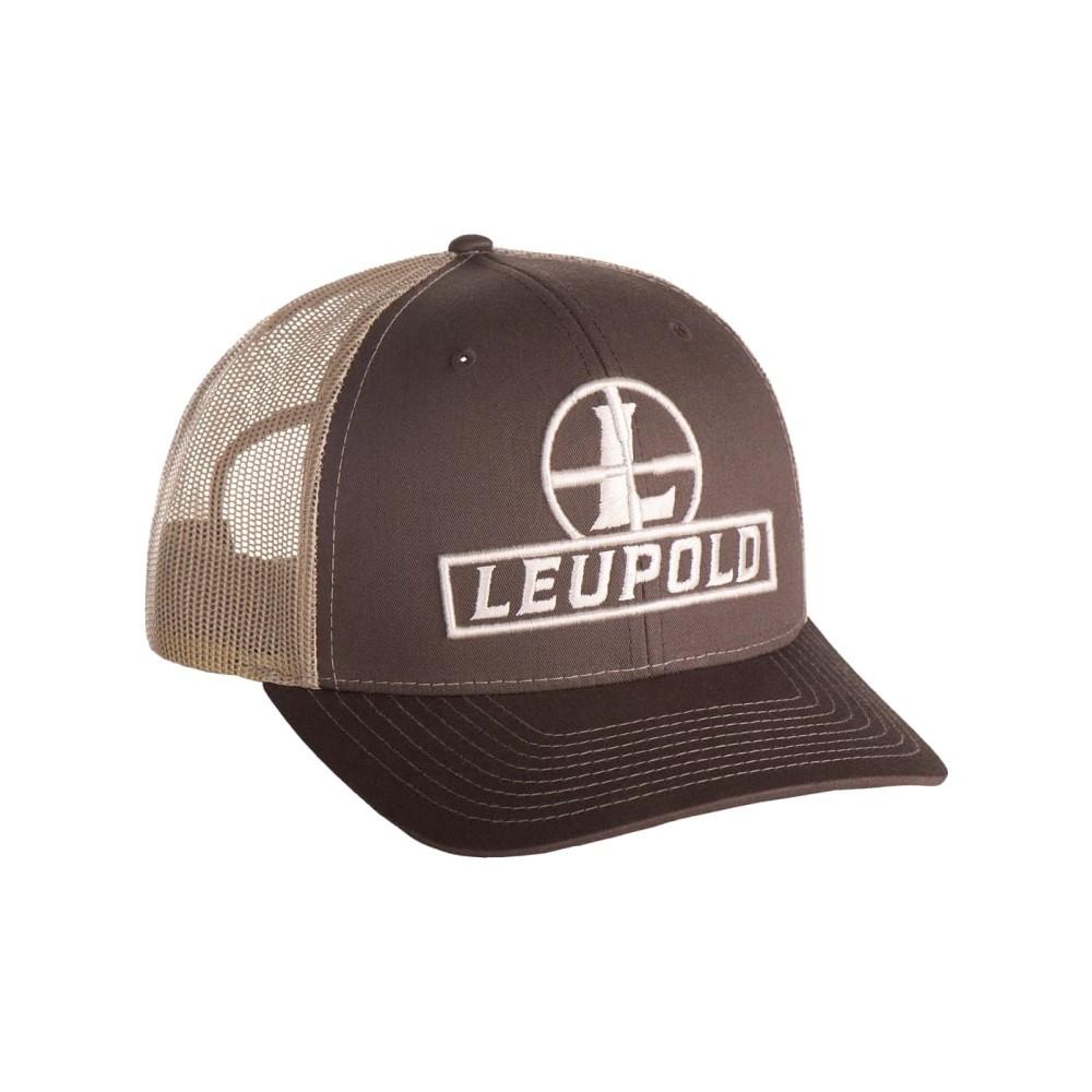 Leupold & Stevens Inc. Leupold Reticle Trucker Hat Brown/Khaki