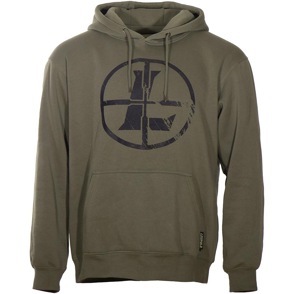 Leupold & Stevens Inc. Leupold Distressed Reticle Hoodie Ash Green S