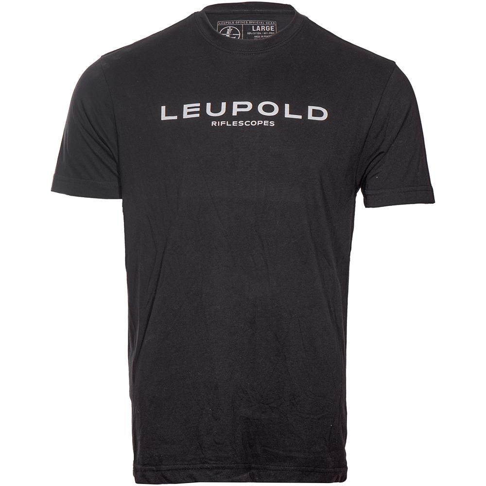 Leupold & Stevens Inc. Leupold Riflescopes Short Sleeve Shirt Black M