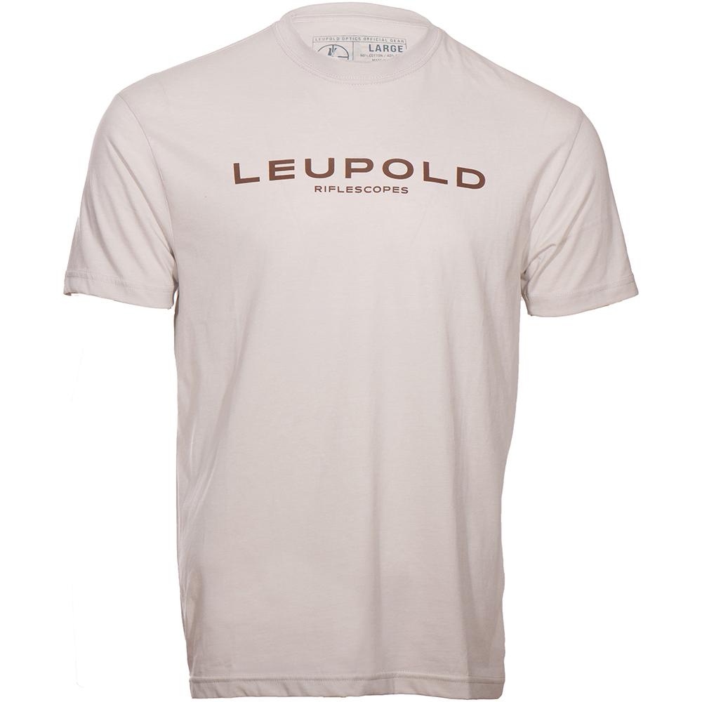 Leupold & Stevens Inc. Leupold Riflescopes Short Sleeve Shirt Sand M