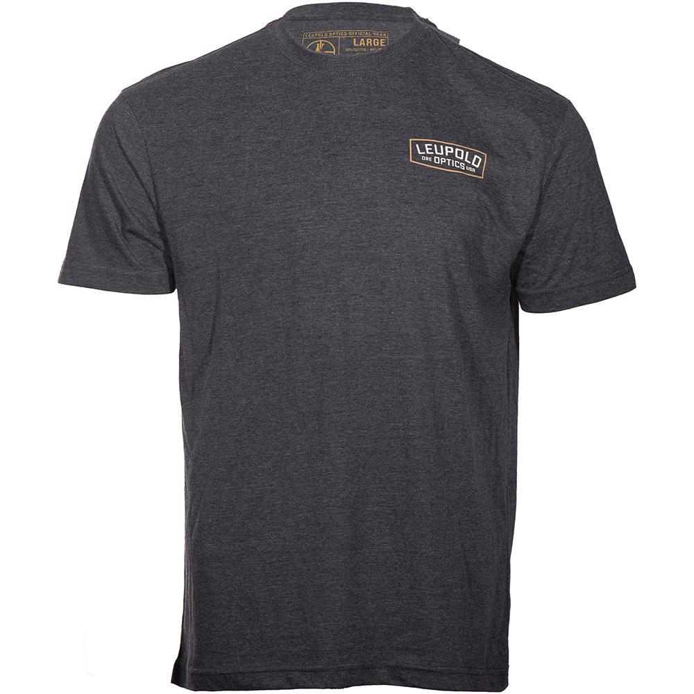 Leupold & Stevens Inc. Leupold Badge Short Sleeve Shirt Charcoal M