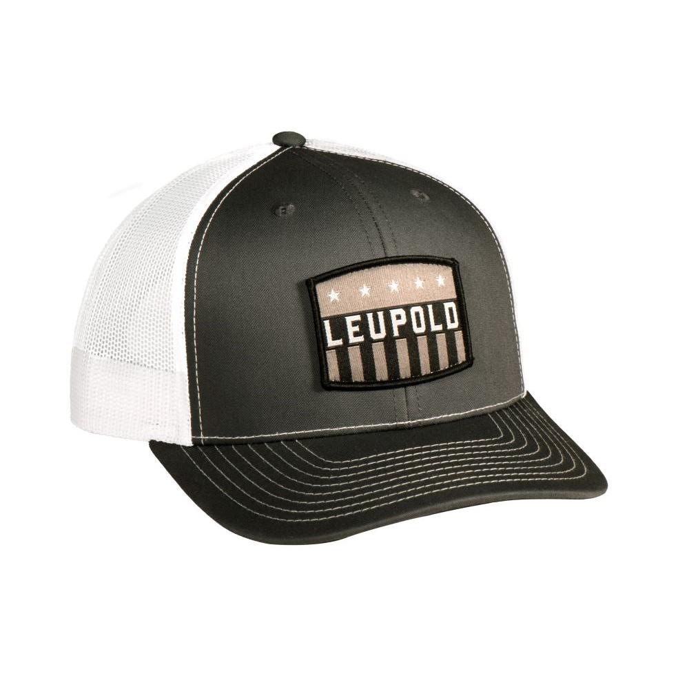 Leupold & Stevens Inc. Leupold USA Trucker Cap Charcoal/White