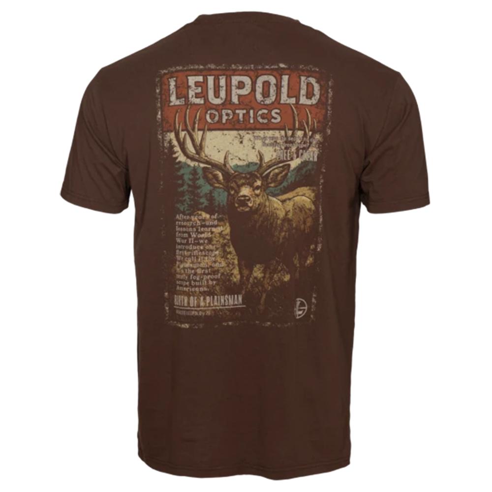 Leupold & Stevens Inc. Leupold Magazine Short Sleeve Shirt Brown Heather XL