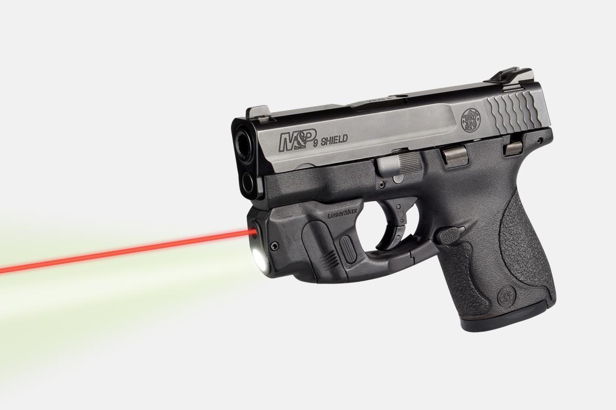 Laser Max Inc. LaserMax CenterFire Light & Laser w/GripSense for S&W Shield 9mm .40 cal Red