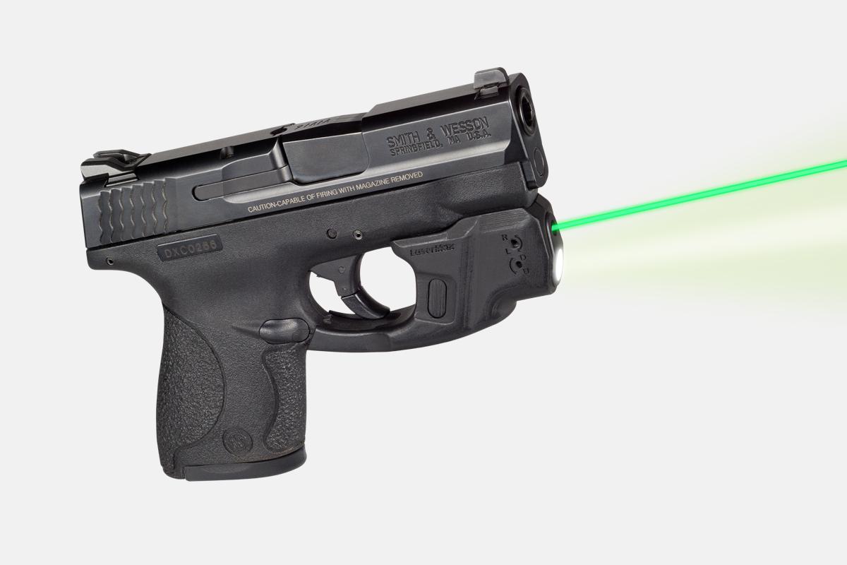 Laser Max Inc. LaserMax Centerfire Laser w/GripSense - Green S&W Shield 9mm .40 cal