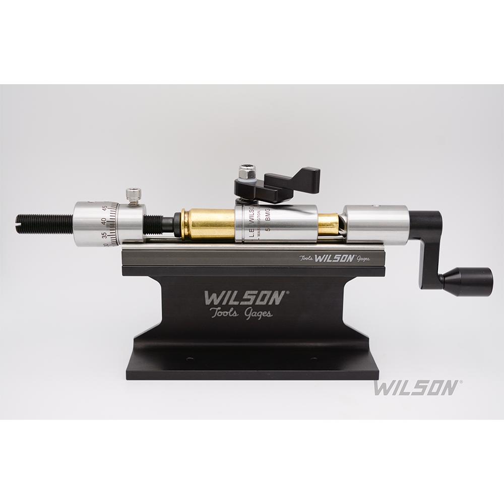 L.E. Wilson Wilson Stainless Case Trimmer Kit with Micro-Adjust Stop .50 Cal wtih 50 BMG Case Holder