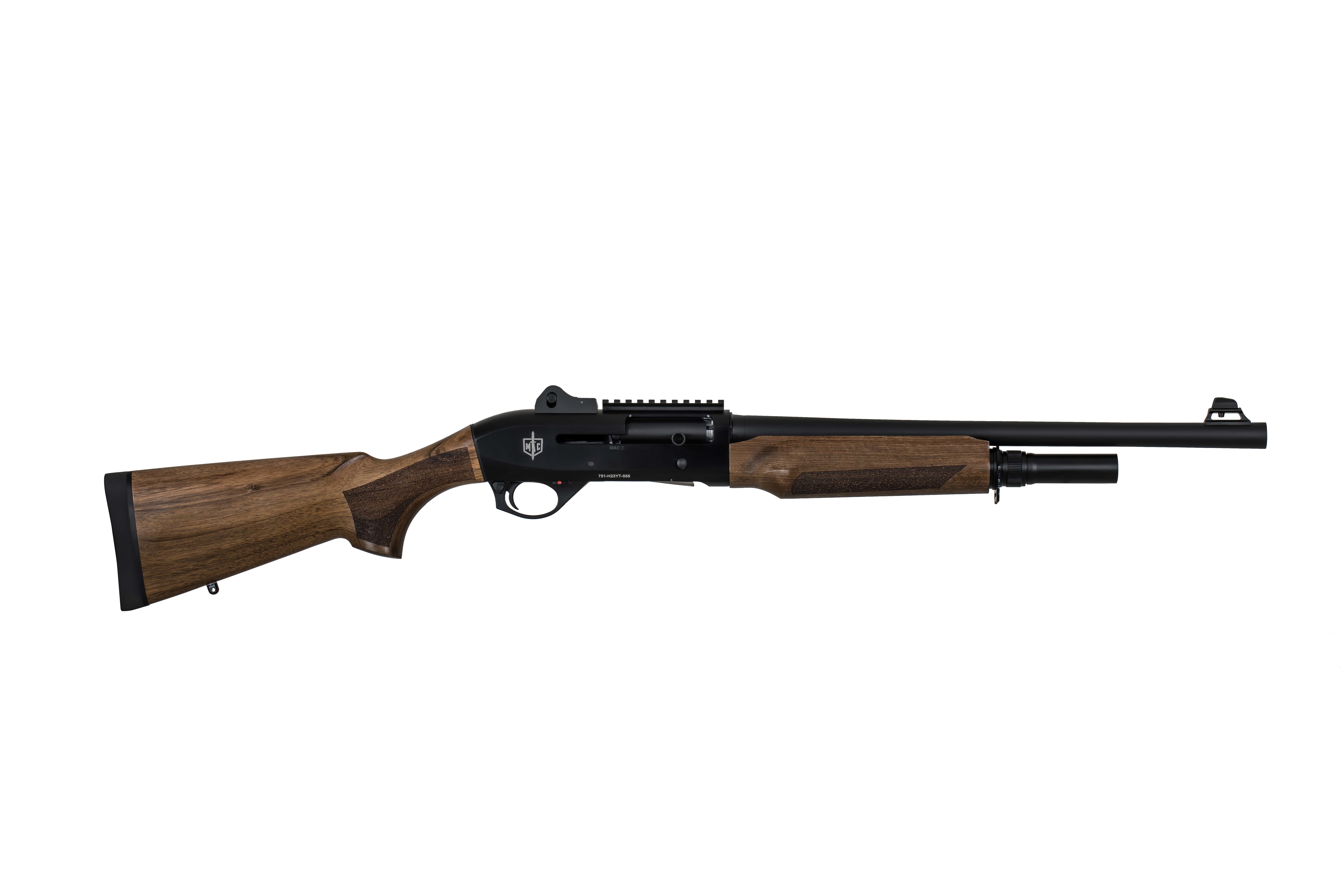 Military Armament Corp Military Mac 2 Tac 12/18.5 Bl/wd 3" Firearm