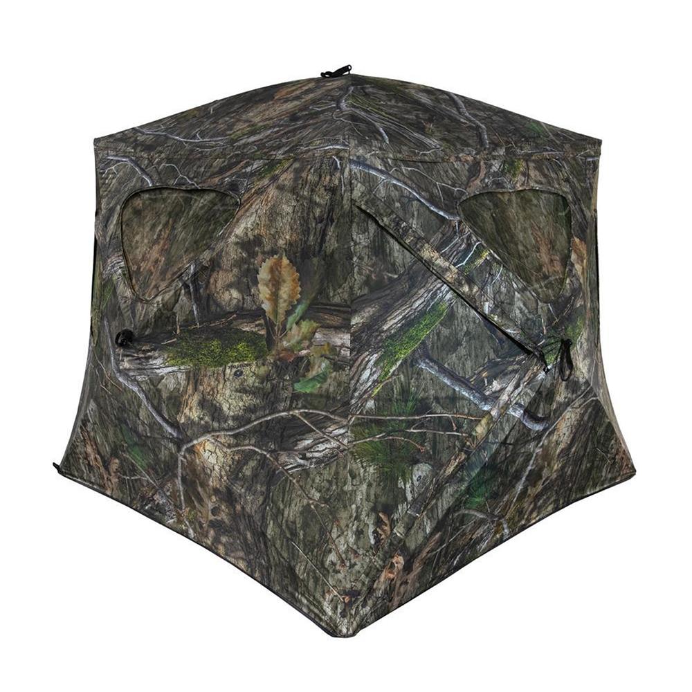 Ameristep/Evolved Ingenuity Ameristep Silent Brickhouse Wide Bottom Fire Retardant Ground Blind Mossy Oak Country DNA
