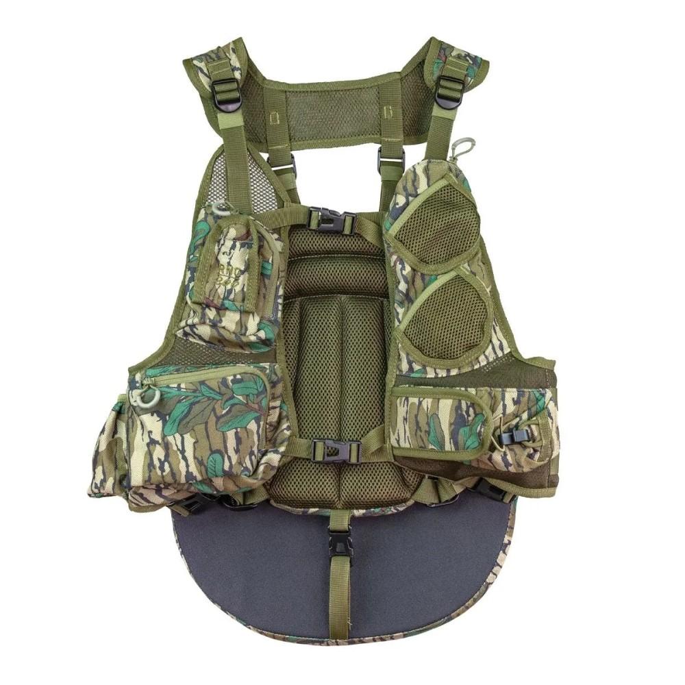 Moultrie Enterprises Knight & Hale Run N' Gun 200 Turkey Vest - Mossy Oak Greenleaf
