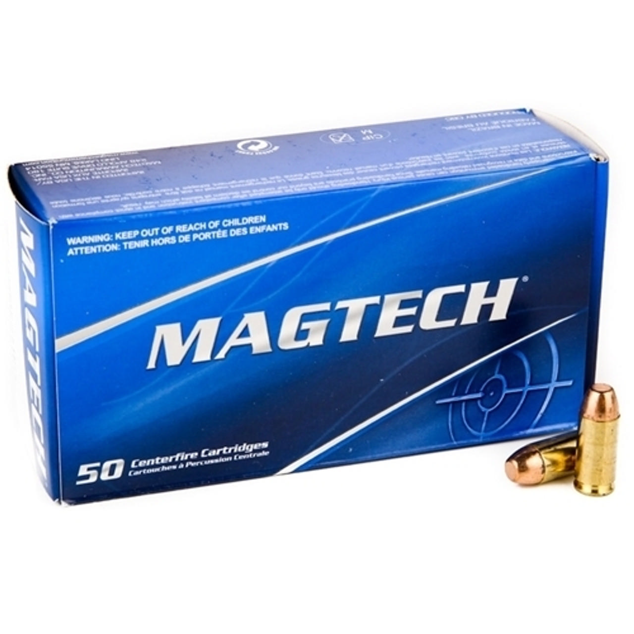 Magtech Ammunition CompanyInc Magtech Handgun Ammunition 10mm Auto 180gr FMJ 1230 fps 50/ct