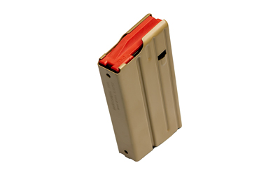 DURAMAG Stainless AR-10/SR25 Rifle Magazine FDE .308/.7.62x51/6.8x51 20/rd DURAMAG Stainless AR-10/SR25 Rifle Magazine FDE .308/.7.62x51/6.8x51 20/rd