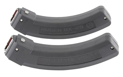 Ruger Box-25 Rifle Magazine Value pack for 10/22 Black .22LR 25/rd 2/ct
