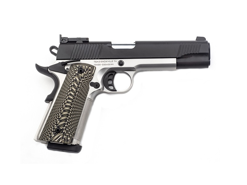 Tisas Arms Corp Tisas 1911 D10 Stainless/Black 10MM 5" FO Semi-Auto Pistol