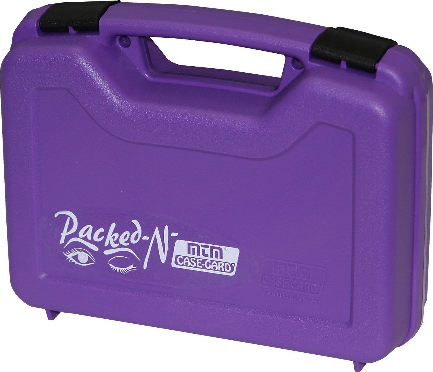 Mtm Molded Products Company Mtm Pistol Handgun Case Single Up To 4" Revolver Purple