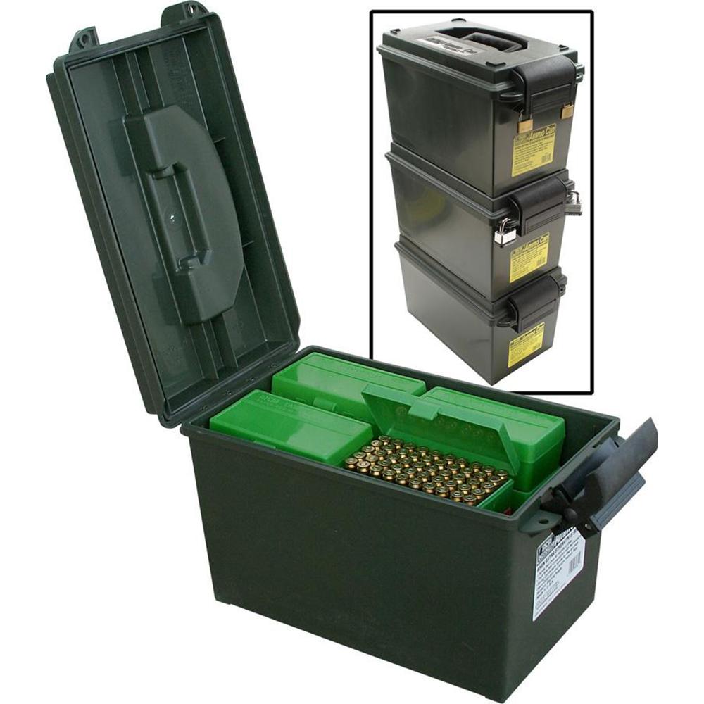 Mtm Molded Products Company Mtm AC11 - Forest Green Ammo Can for Bulk Ammo
