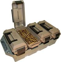 Mtm Molded Products Company Mtm 4-Can Ammo Crate 30 Cal Dark Earth/army Green