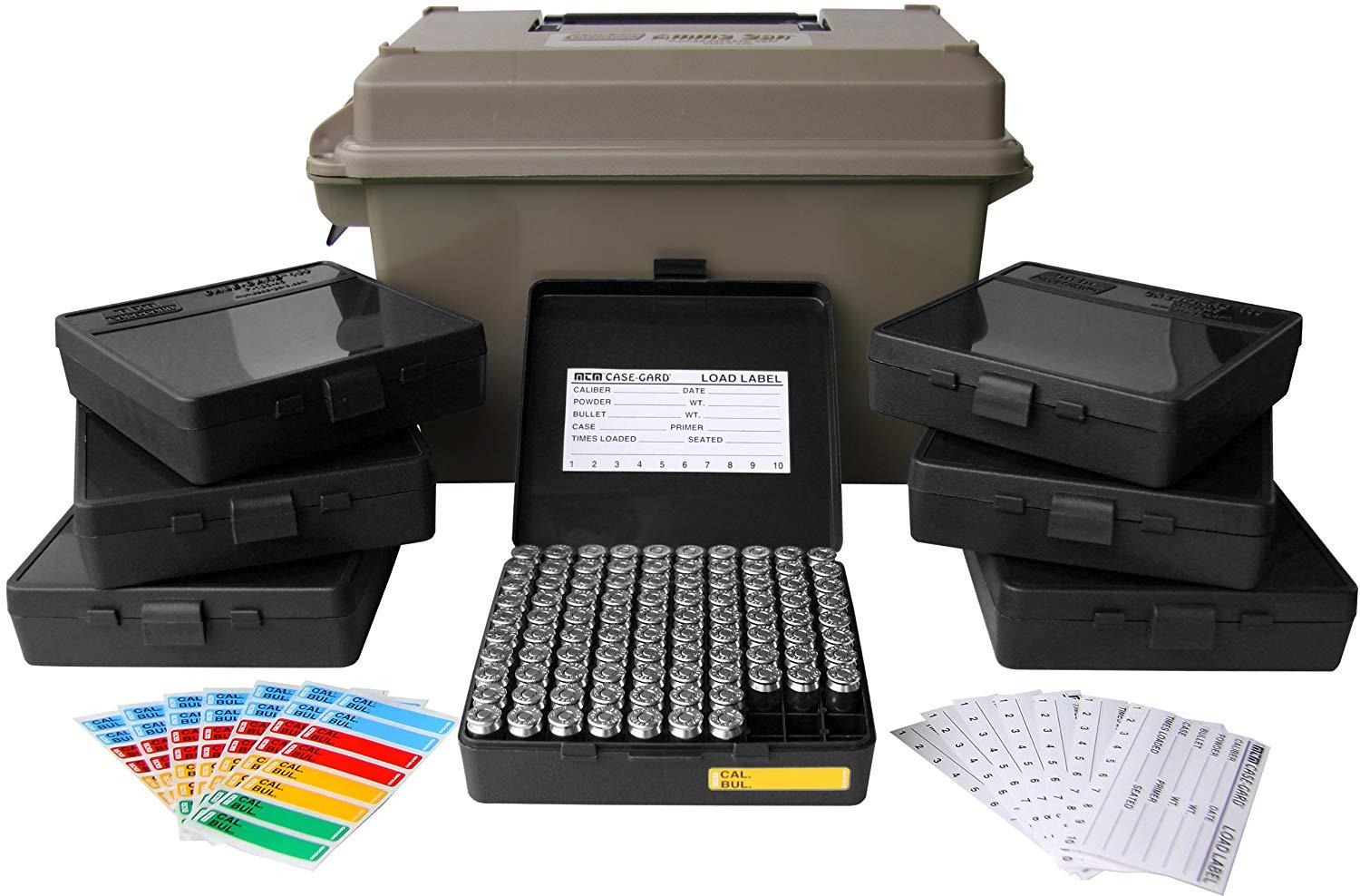 Mtm Molded Products Company Mtm 45 Acp Ammo Can For 700 Rd *includes 7 Each P-100-45'S Dk Earth