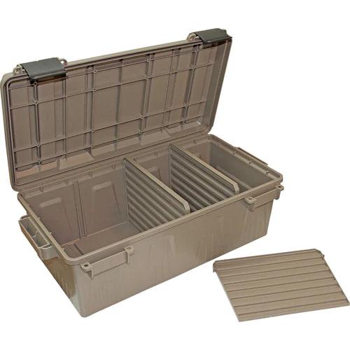 Mtm Molded Products Company Mtm Ammo Crate Divided Utility Box Dark Earth