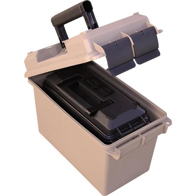 Mtm Molded Products Company Mtm ACIC5 Can in a Can 50 cal & 30 cal Ammo Can Combo Dark Earth and Black