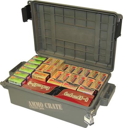 Mtm Molded Products Company Mtm Ammo Crate Utility Box Small 13"x9"x4.8" Army Green