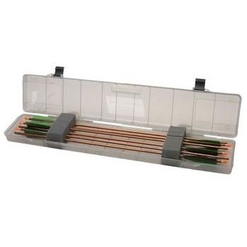 Mtm Molded Products Company Mtm Compact 18-24 Arrow Case 36.25"L x 7.5"W x 3"D Clear Smoke Black