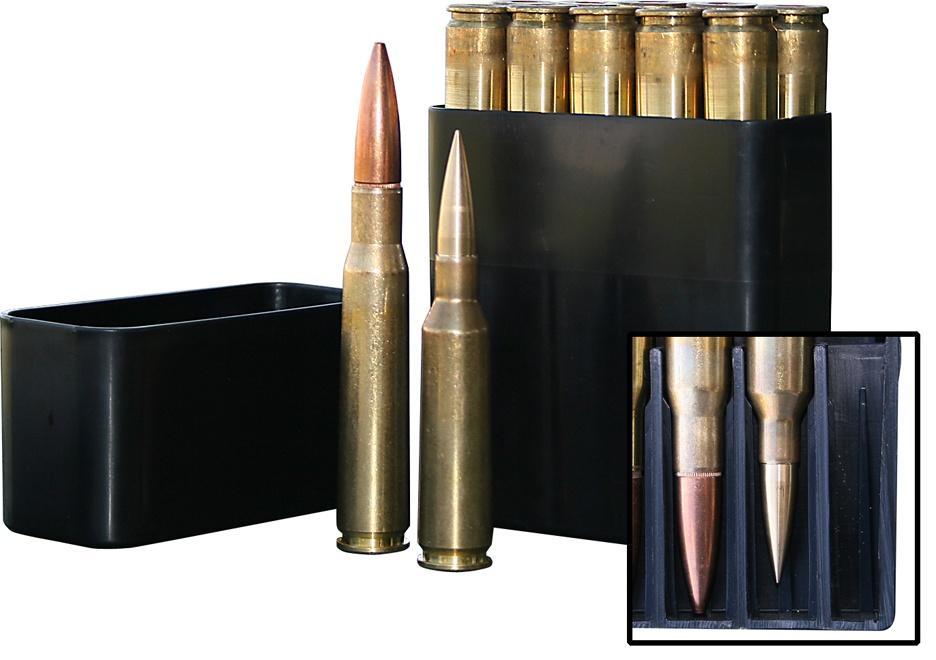 Mtm Molded Products Company Mtm 50 BMG Slip-Top 10-Round Ammo Box Black