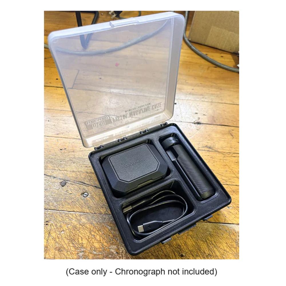 Mtm Molded Products Company Mtm Chronograph Case Black with Clear Lid