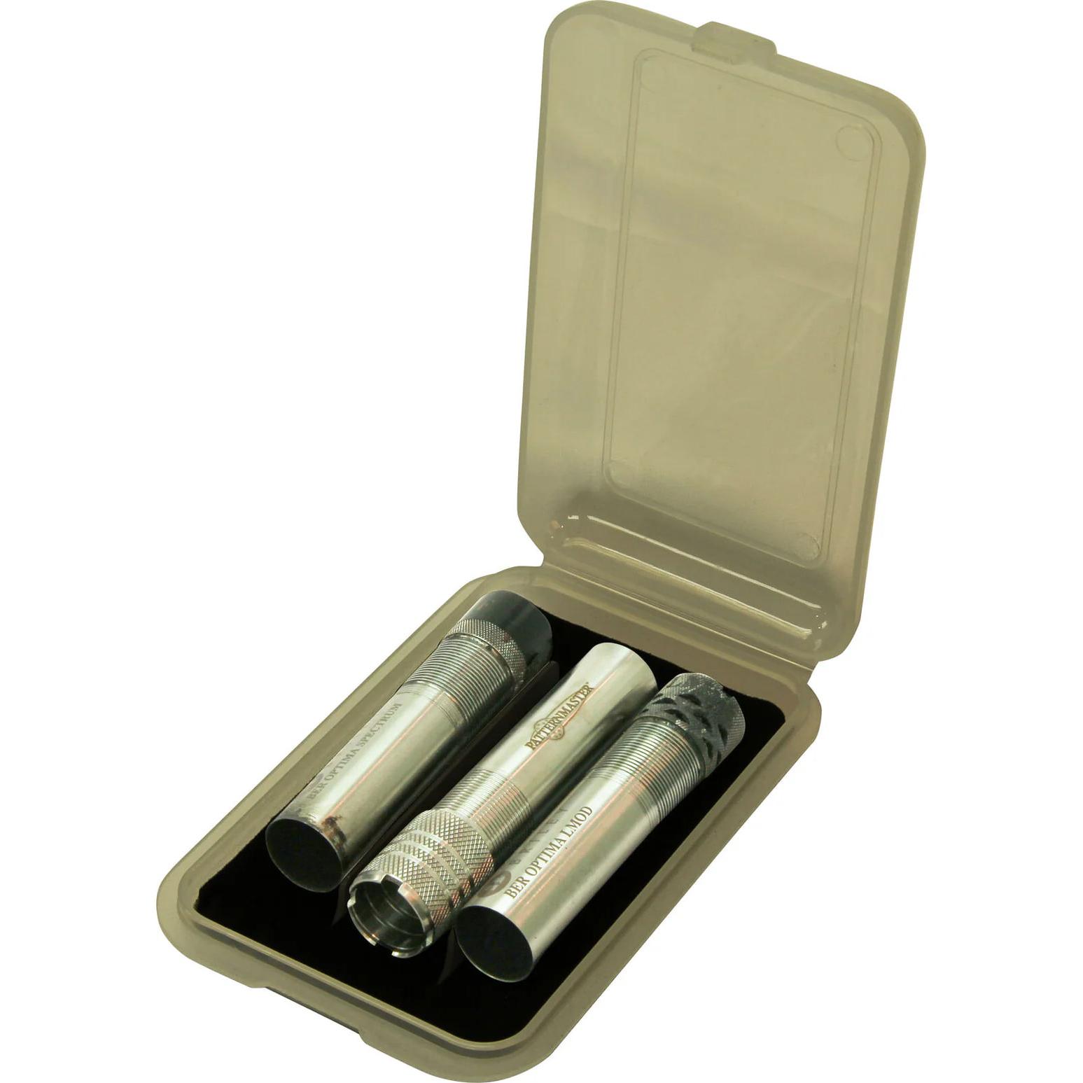 Mtm Molded Products Company Mtm Choke Extended Tube Case Holds 3 Chokes Clear Smoke