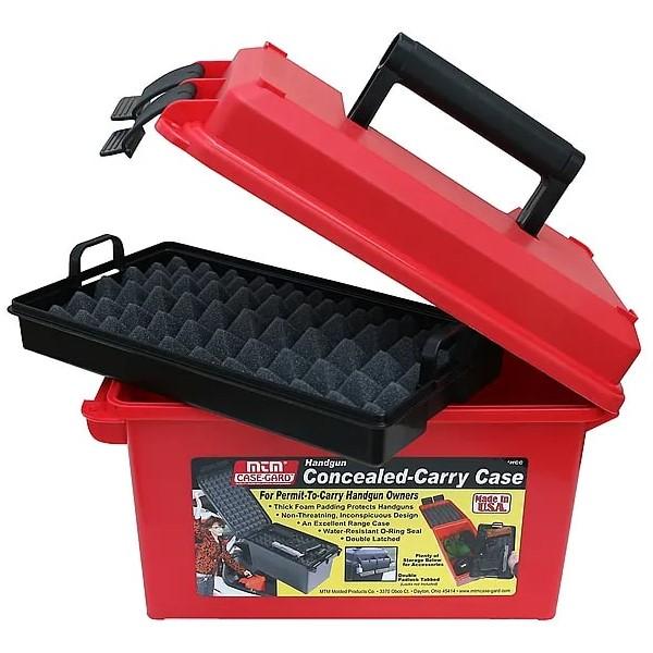 Mtm Molded Products Company Mtm Conceal Carry Handgun Case Red