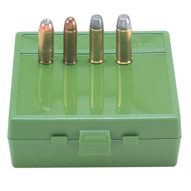 Mtm Molded Products Company Mtm P-64 Series Handgun Ammo Box for 50 AE 480 Ruger Green