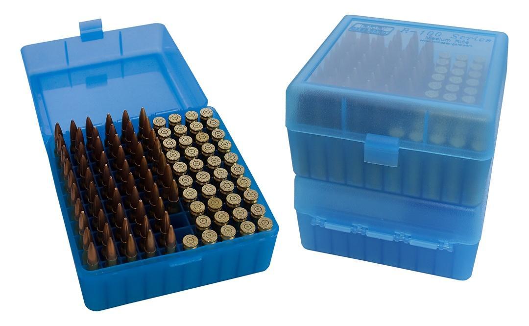 Mtm Molded Products Company Mtm Case-Gard RM100 Series Rifle Ammo Box 308 Win 100 Rounds Green