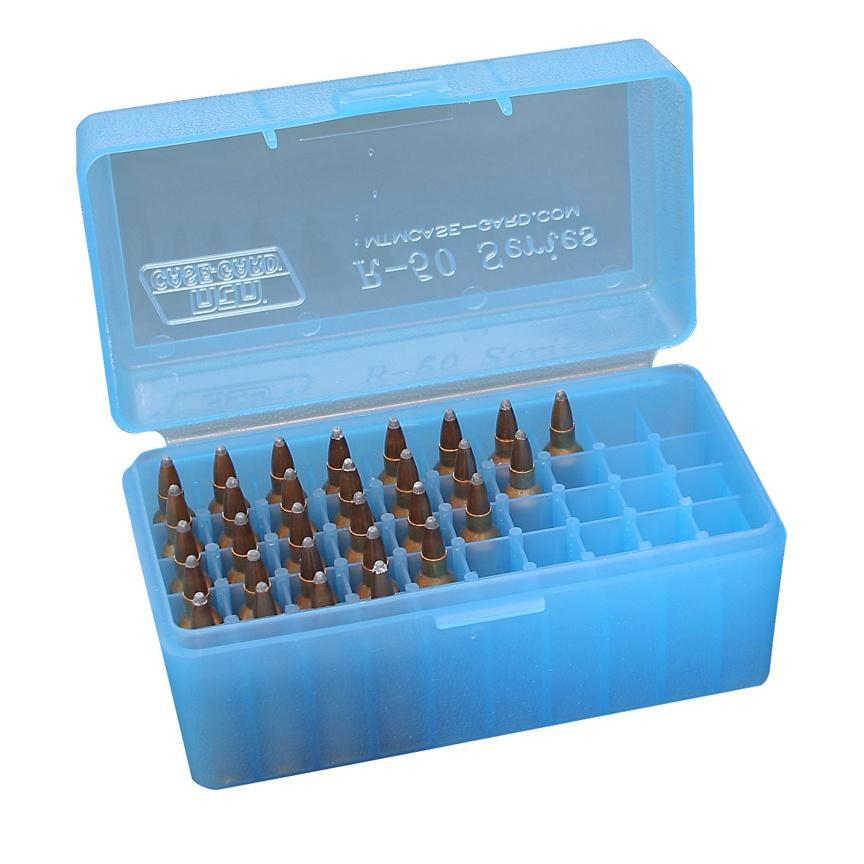 Mtm Molded Products Company Mtm Case-Gard R-50 Series Rifle Ammo Box 50/ct Capacity Green