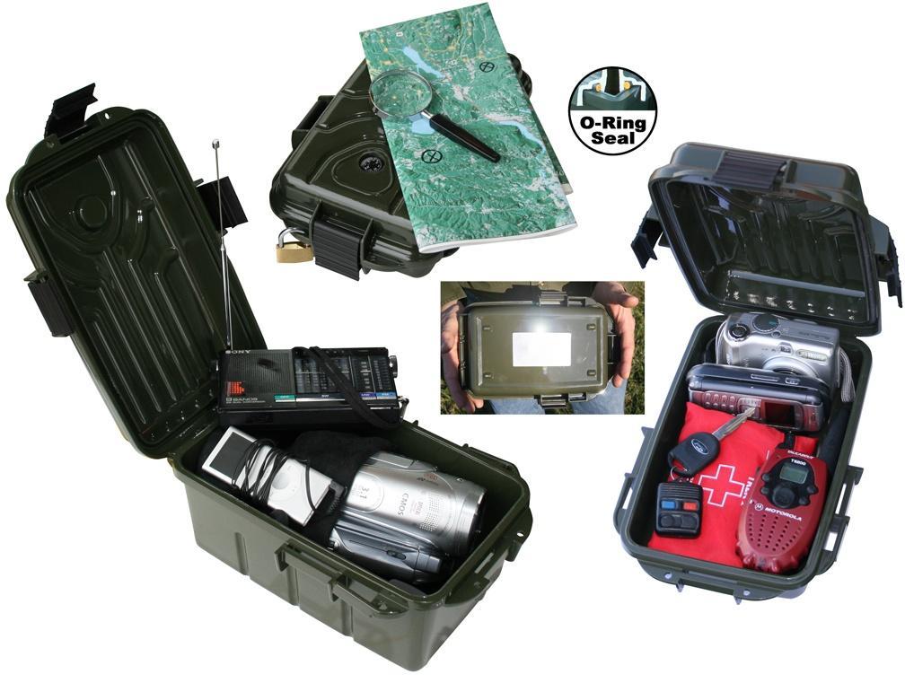 Mtm Molded Products Company Mtm Survivor Dry Box MTM 9.8" x 6.8" x 4.8" Survivor Dry Box Forest Green