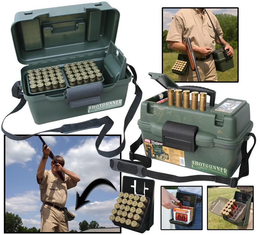 Mtm Molded Products Company Mtm Shotgun Hunter Case & Ez-Grab Shotshell Holster 100 Rd 12 Gauge Up To 3