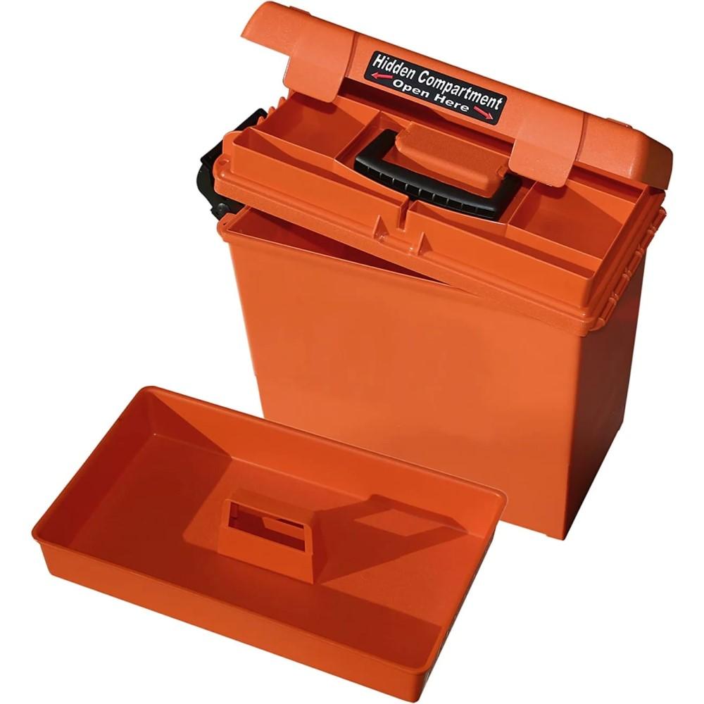 Mtm Molded Products Company Mtm Sportsmen's Plus Utility Dry Box O-Ring Sealed 15x8.8x9.4" Orange