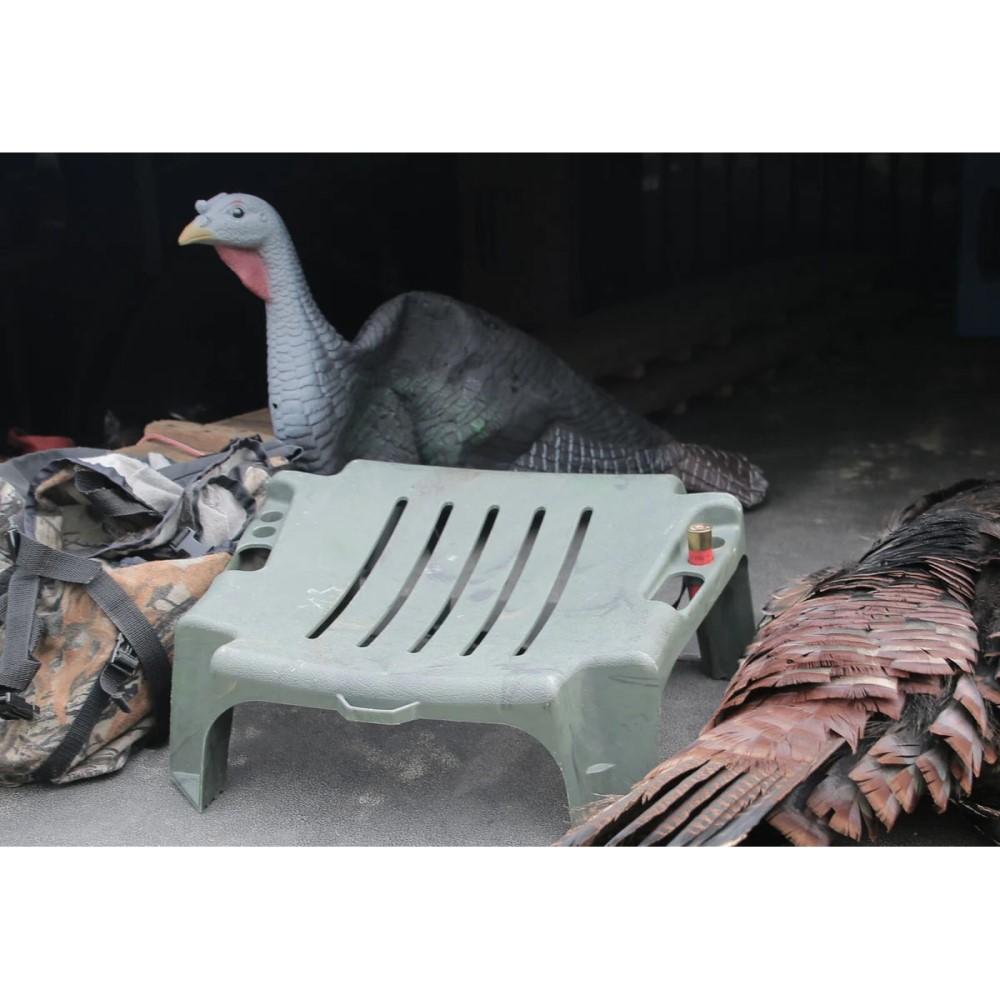 Mtm Molded Products Company Mtm Sportsmen's Rump Rester - Grd Seat W/carrying Strap Forest Green