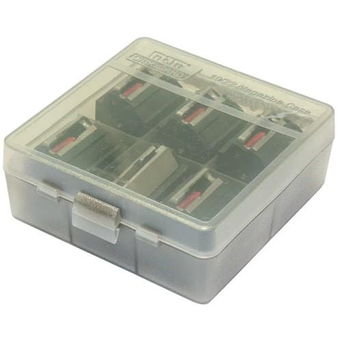 Mtm Molded Products Company Mtm 10/22 Rotary Magazine Case Clear Smoke