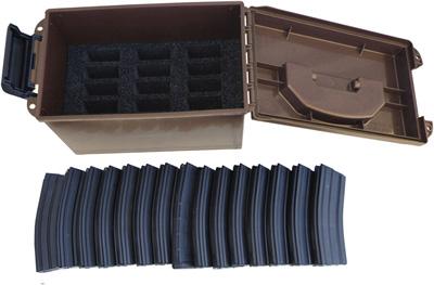 Mtm Molded Products Company Mtm Tactical Magazine Can For 223 5.56 Magazine Holds 15 30-Rd Magazine